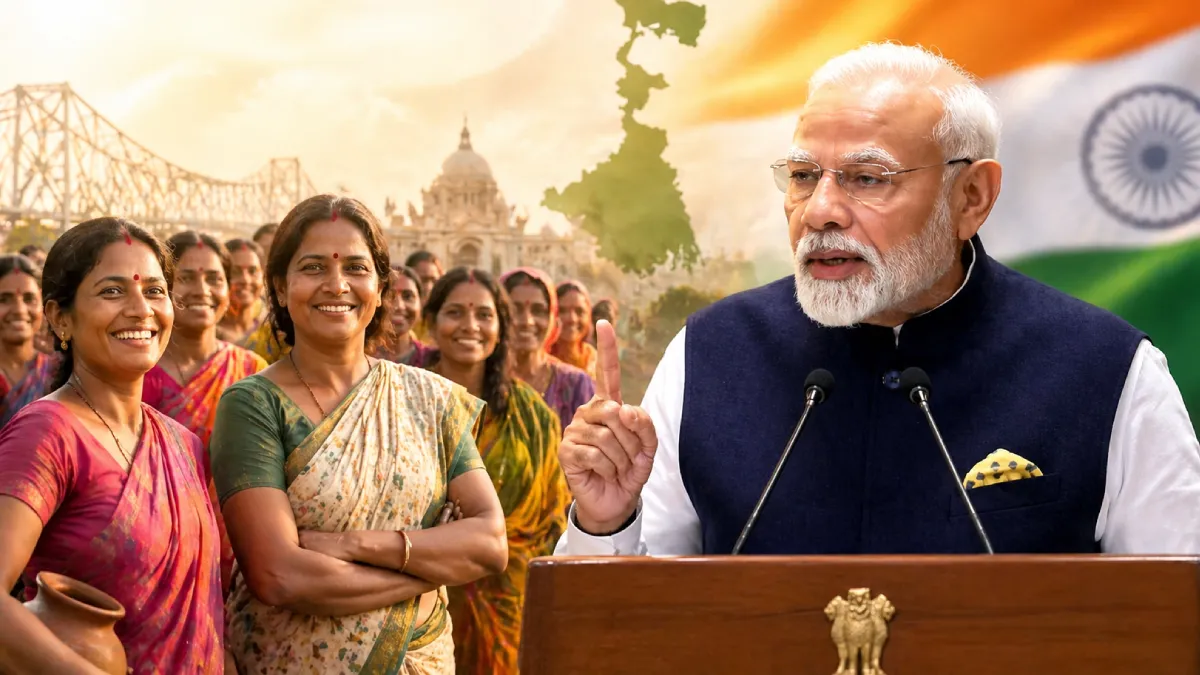 பாஜக ஆட்சிக்கு வந்தால் ஆண்டுதோறும் ரூ.36,000...மகளிருக்கு பிரதமர் மோடியின் வாக்குறுதி!